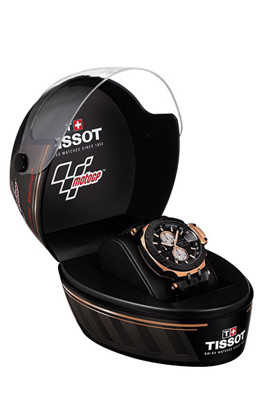 فز بالمرتبة الأولى مع ساعة السباق المثالية ساعة Tissot T-Race MotoGPTM Automatic ذات الإصدار المحدود لعام 2019